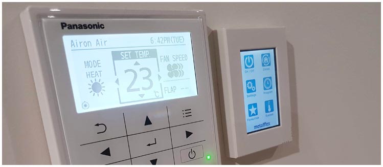 air conditioning control panel
